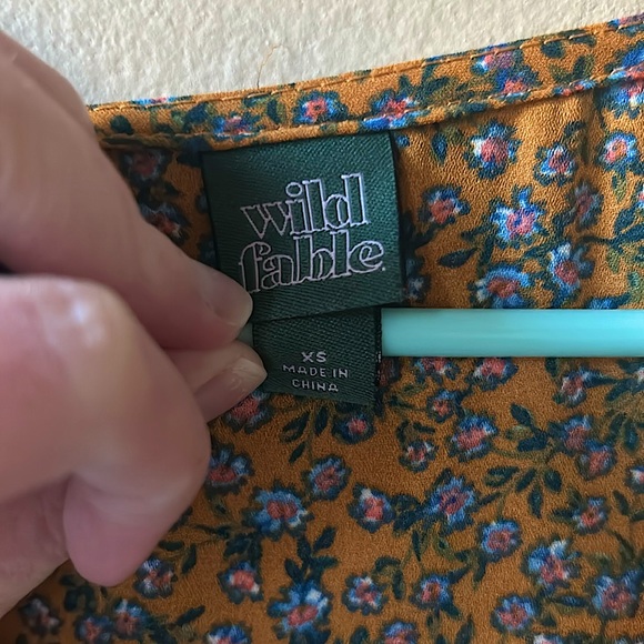 Wild Fable orange midi dress - Picture 4 of 4